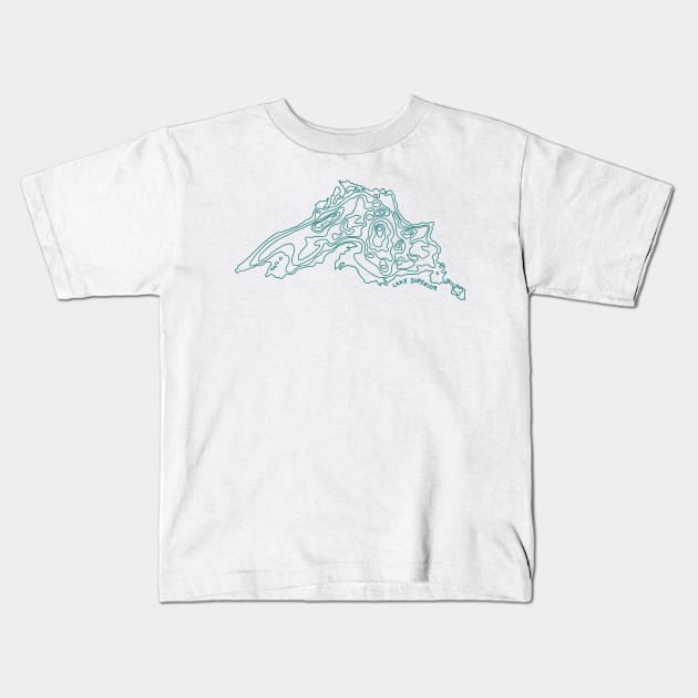 Lake Superior Kids T-Shirt by simplistictees